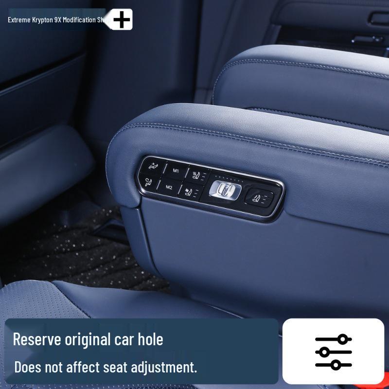 Zeekr 9X Second Row Armrest Cover: Scratch and Dirt Resistant Seat Upgrade