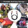 Elastic Strap with Hook Bungee Cord Heavy Duty Outdoor Elastic Bungee Strap for Luggage Roof Rack Tents Tarps