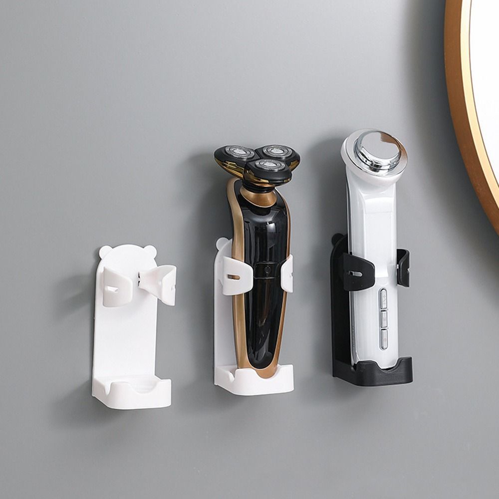 Non Perforated Razor Holder Plastic Electric Toothbrush Holder  for Bathroom