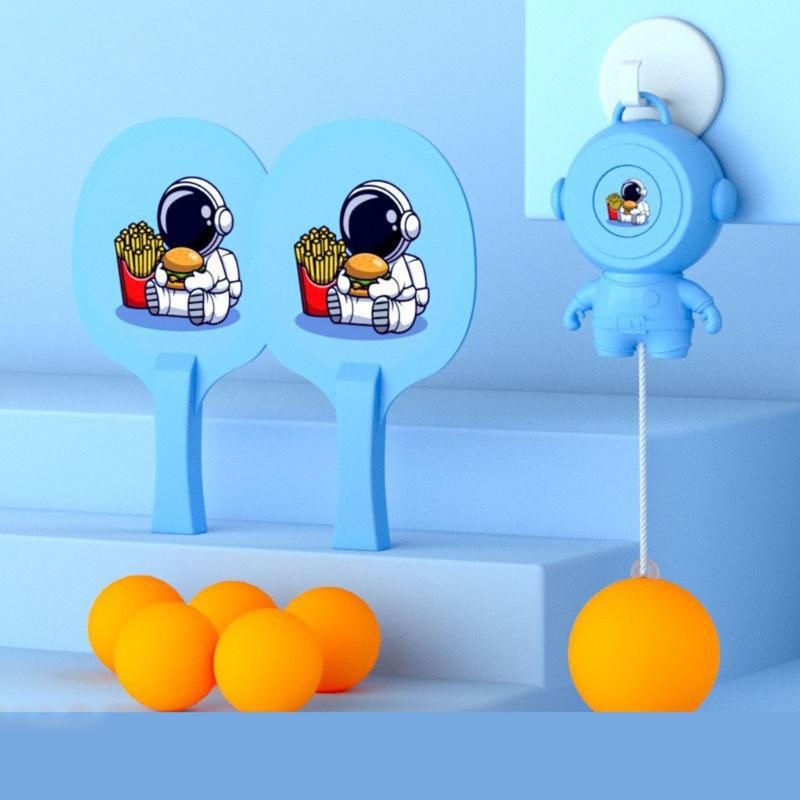 Table Tennis Trainer Portable Table Tennis Exerciser Cute Indoor Hanging Table Tennis Trainer for Parent Child Durable