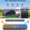 Solar Wireless Backup Camera HD 1080P Built In 9600mAh Battery Infrared Night Vision Rear View Camera for SUV Camping Car
