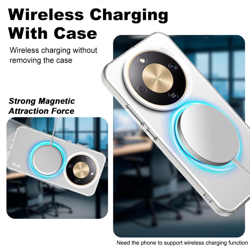 For Honor Magic 8 Lite Phone Case IMAK Chocolate Magnetic Case