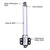Linear Actuator 100mm 12V Input Voltage Stroke Micro Linear Actuator Low Noise Short Circuit Protection Linear Motion Actuator (Stroke 100mm-8mm/)