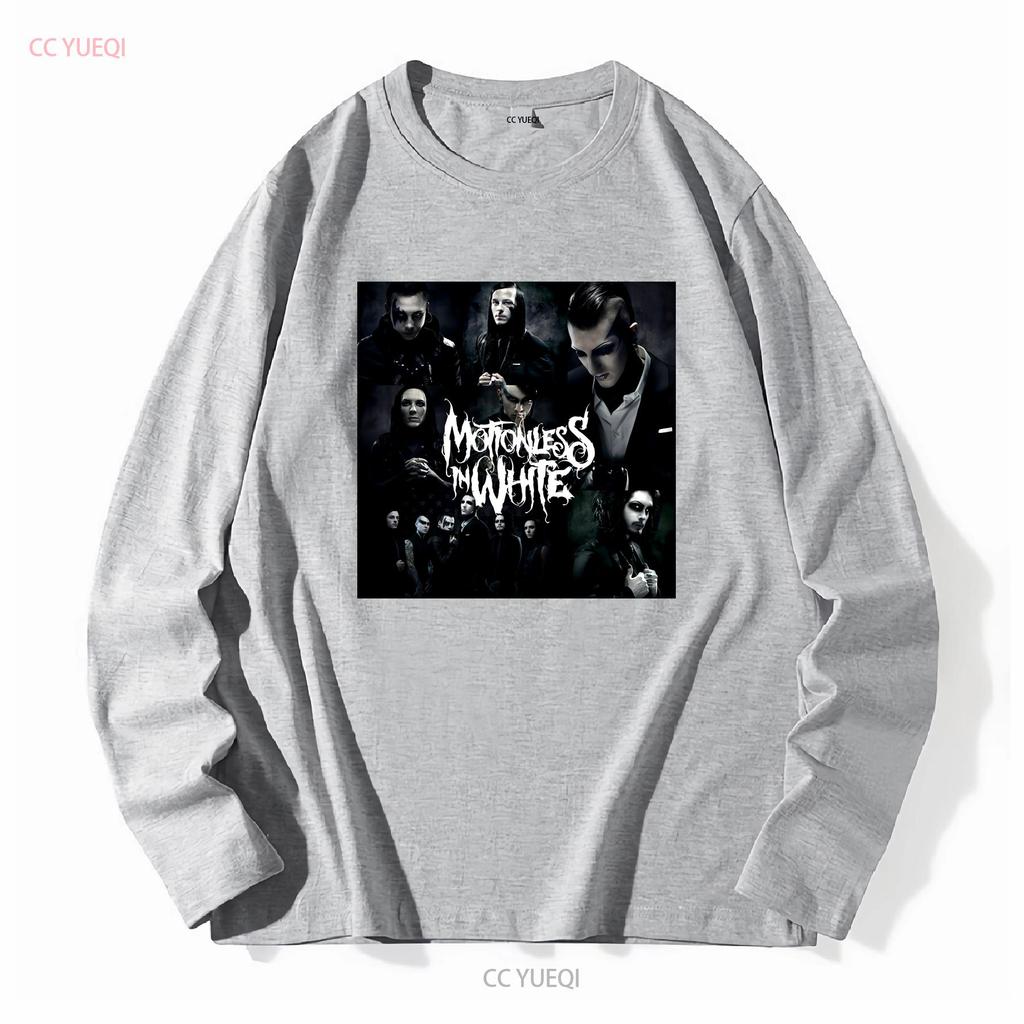 Rare Motionless In White Band T Shirt Cotton Black All Size H62 vintage Washed Top For Everyday Wear graphic fashion