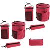 Organizer Fabric Bags Durable Sewing Kit Case Portable Knitting Bag for Yarn and Embroidery Tools