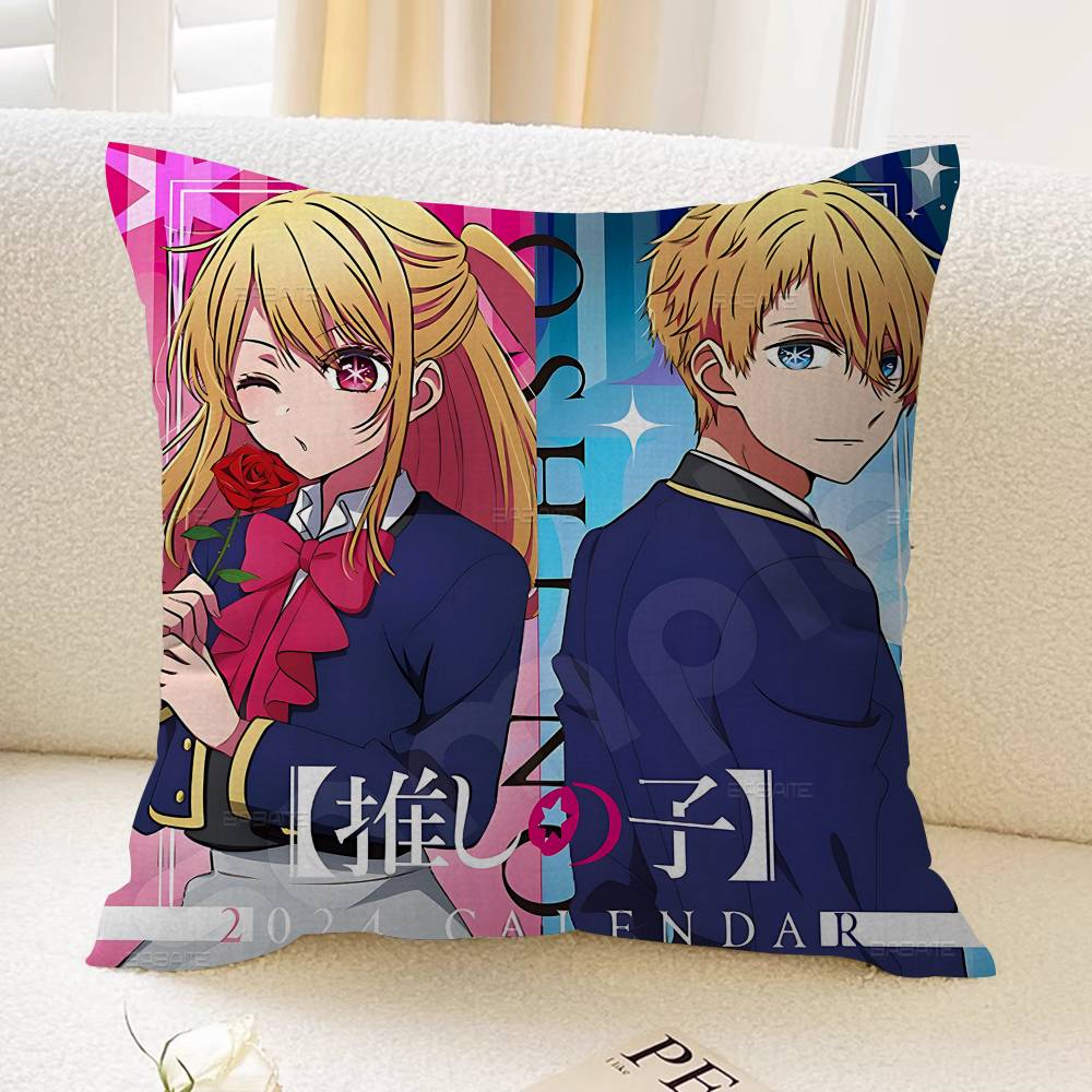 Japanese Anime OSHI NO KO Pillow Anime Pillow Sofa Bed Head Pillow Cover Cushion Cover 45x45 Cm Fashion