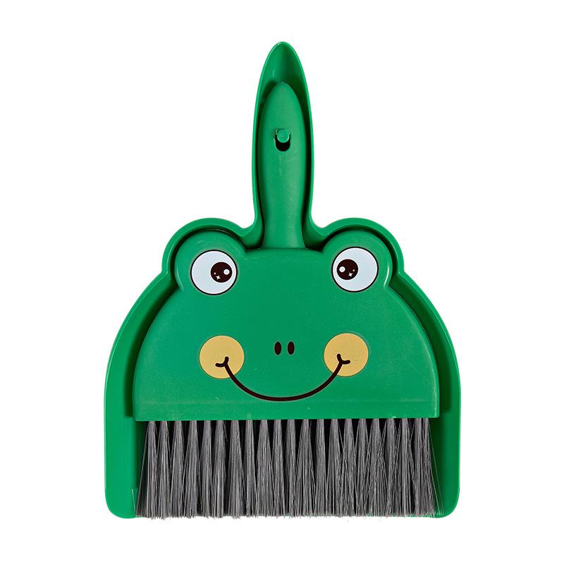 Mini Cartoon Desktop Besen & Kehrschaufel Set - Kleine Tischkehrer Kombination