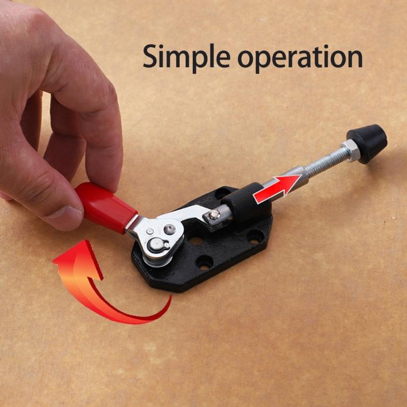 Woodworking Table Clamp Strong Hold Hand Woodworking Tool Iron Woodworking Table Grip Suitable for Precise Woodworking
