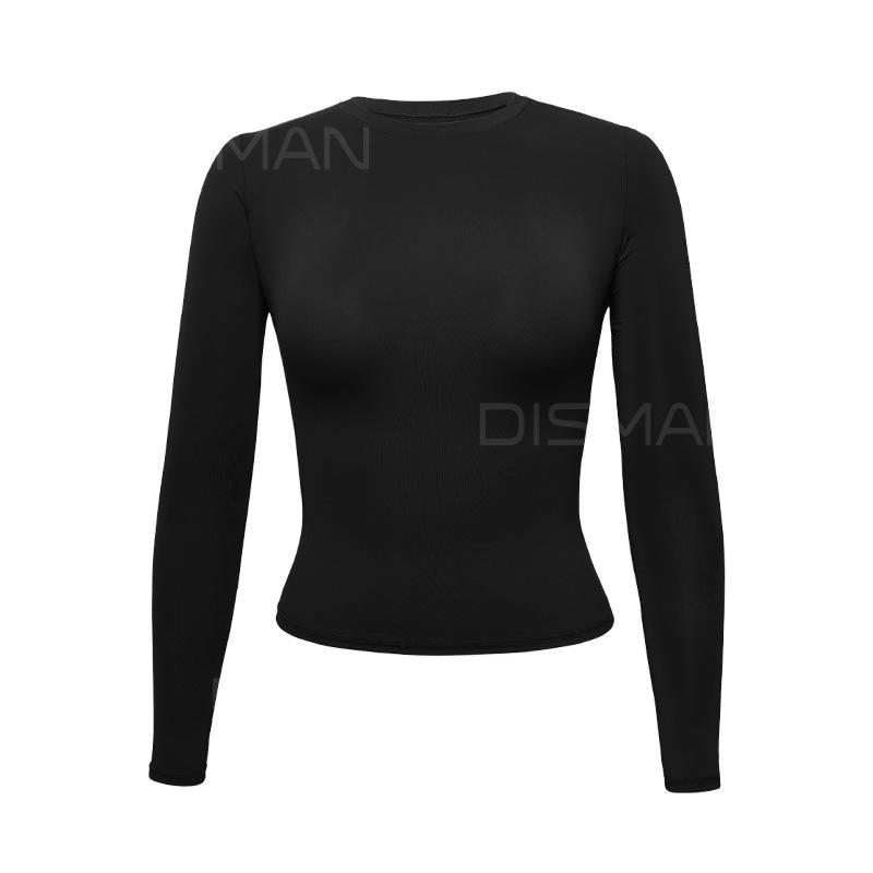 Women s Slim Fit Long Sleeve Top In Beige S