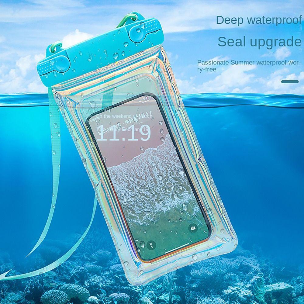 Touchscreen Waterproof Phone Case Shockproof Phone Cover Durable Drifting Phone Bag  Swim