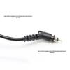 Two-Core European Round Plug Power Cord for Hair Straighteners & Curling Irons