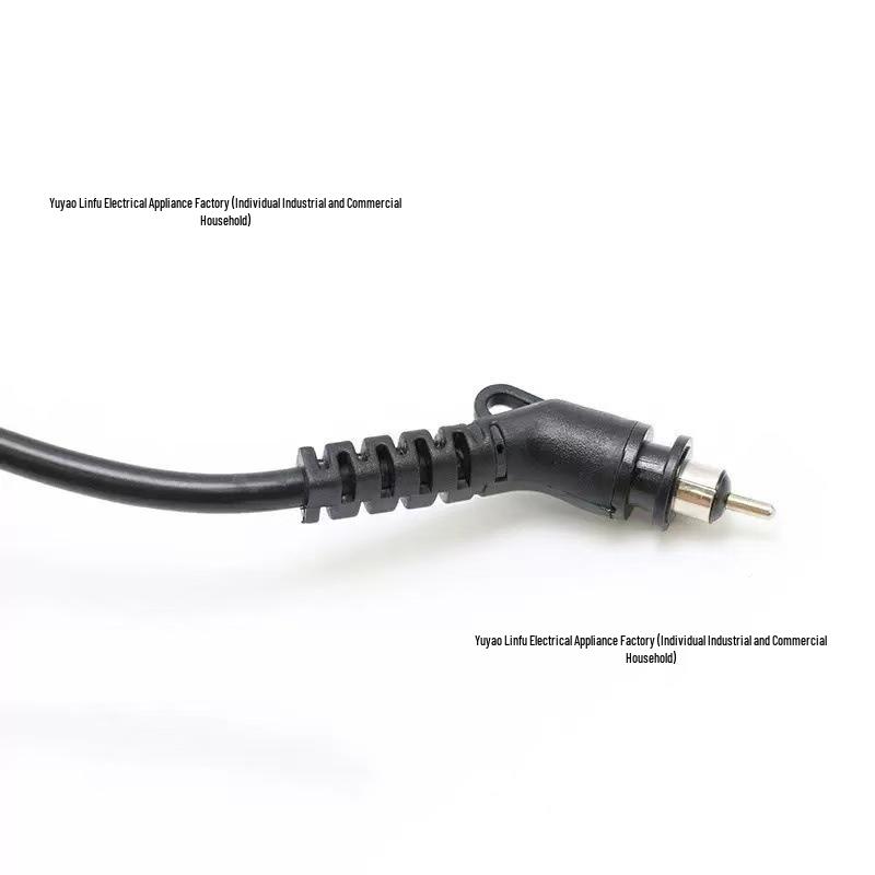 Two-Core European Round Plug Power Cord for Hair Straighteners & Curling Irons