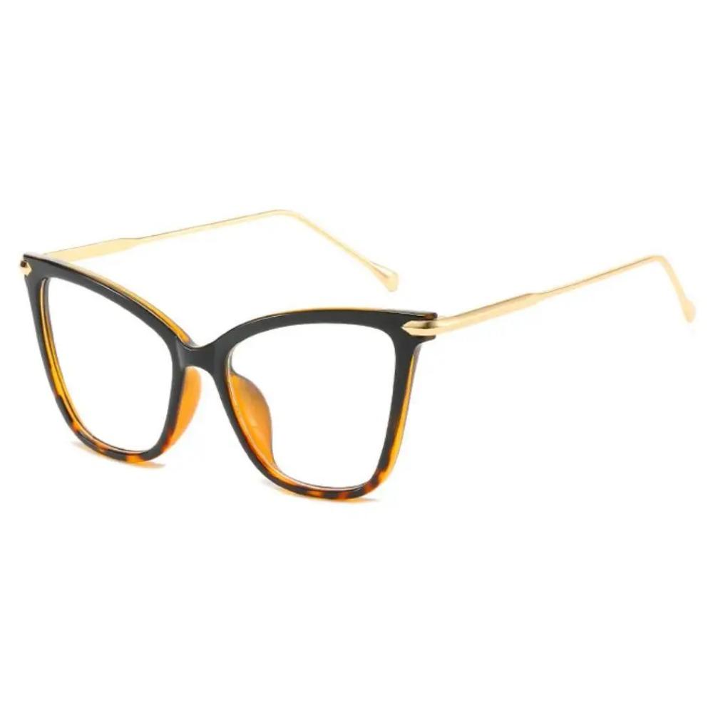 

Модные очки для чтения «кошачий глаз» для женщин, рецептурные линзы, большие женские прозрачные очки, очки для пожилых читателей, оправы для очков +175