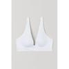 H&M Seamless Jersey Push-up Bra White