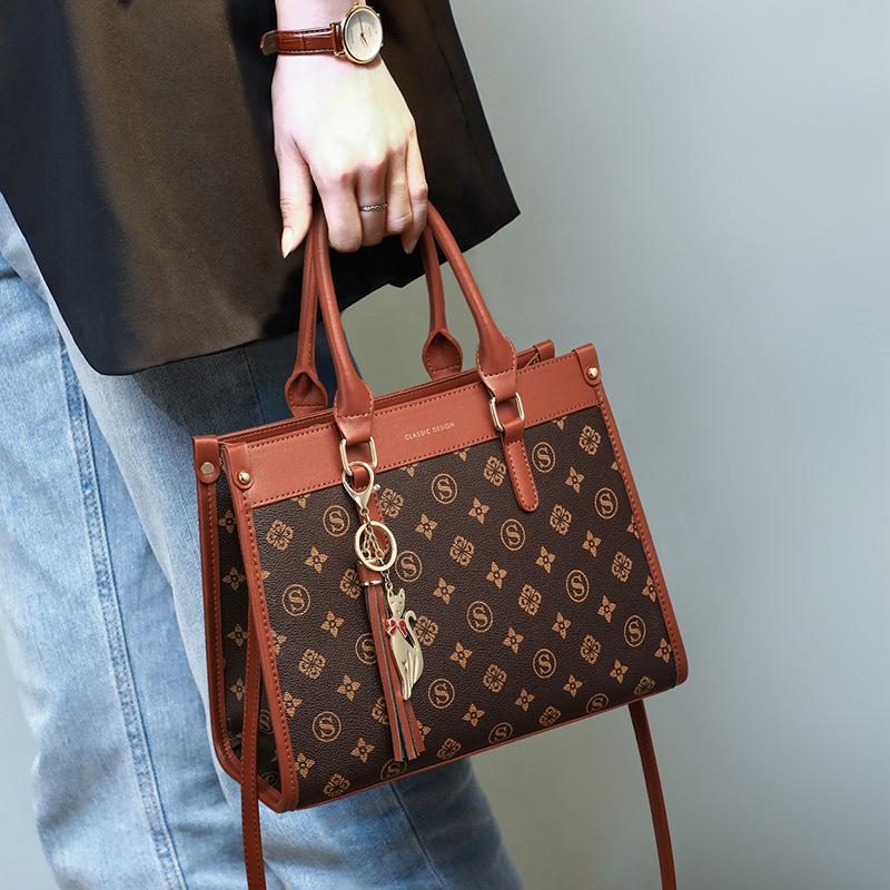 

Новая Летняя Женская Сумка Сумка-тоут Сумка через плечо Сумка на руку Темперамент Подарок Маме Теще Сумка на плечо