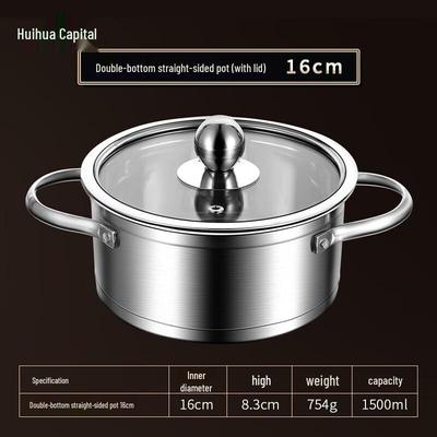 HUIHUADU Stainless Steel Single-Person Hot Pot