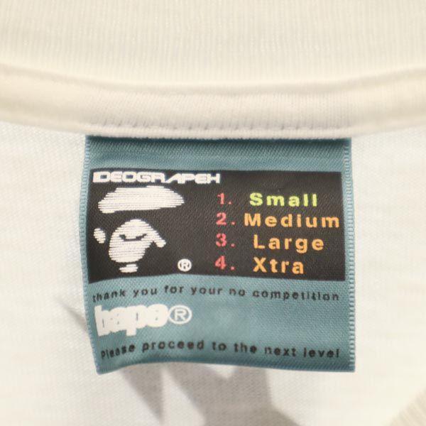 A BATHING APE made in Japan Long sleeve T-shirt S White system Ron T Men's Used