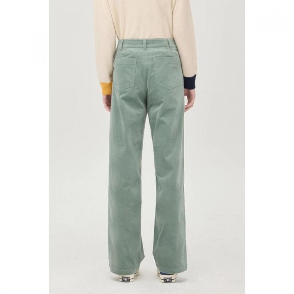 Benetton Solid Velvet Wide Pants Bapt60561