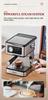 Coffee Machine MK-901 20Bar, Cappuccino Machine with Milk Cream Steam Stick, Semi-automatic Self-service Restaurant Gift