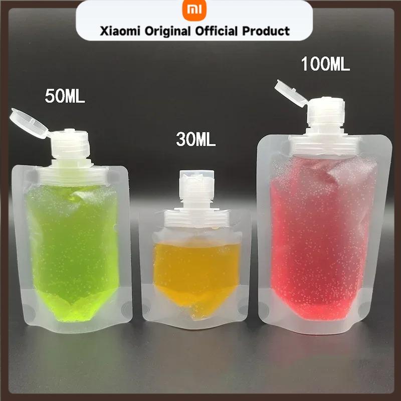 Xiaomi 30/50/100ML Travel Portable Disposable Split Bottle Travel Cosmetics Lotion Shower Gel Shampoo Split Bag Plastic Container