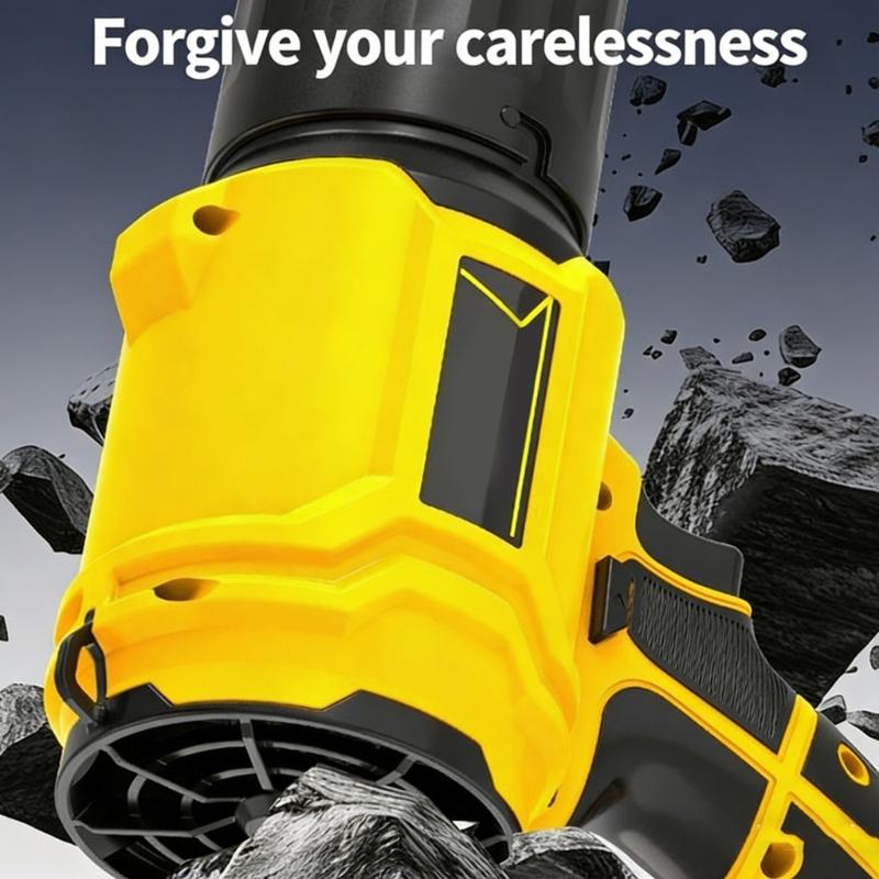 Strong 40000rpm Battery Powered Yard Blower With 70mm Strengthened Fan For Outdoor Cleaning And Snow Wiping