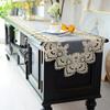 New Lace Table Flag Mesh Hollowed Out Dining Table Flag Coffee Table TV Cabinet Tablecloth European Style Decorative Towel TV Cabinet Cover Cloth