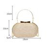 Elegant Sequined Glitter Evening Bag Bow Sparkling Shiny Clutch Bag Metal Chain Crossbody Bag Dinner