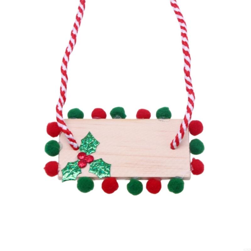 62KD Playful Christmas Decor Fun Dollhouse Miniature Swing for Party Atmospheres