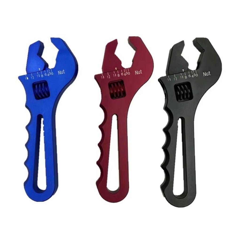 Aluminum Adjustable Wrench 3AN-16AN Oil Hose End Fitting Spanner  Professional