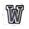 Duoku Embroidery 26 English Letters Three-Dimensional Embroidery Hat Emblem Badge Ironing Velcro Patch Clothing Accessories Cloth Sticker
