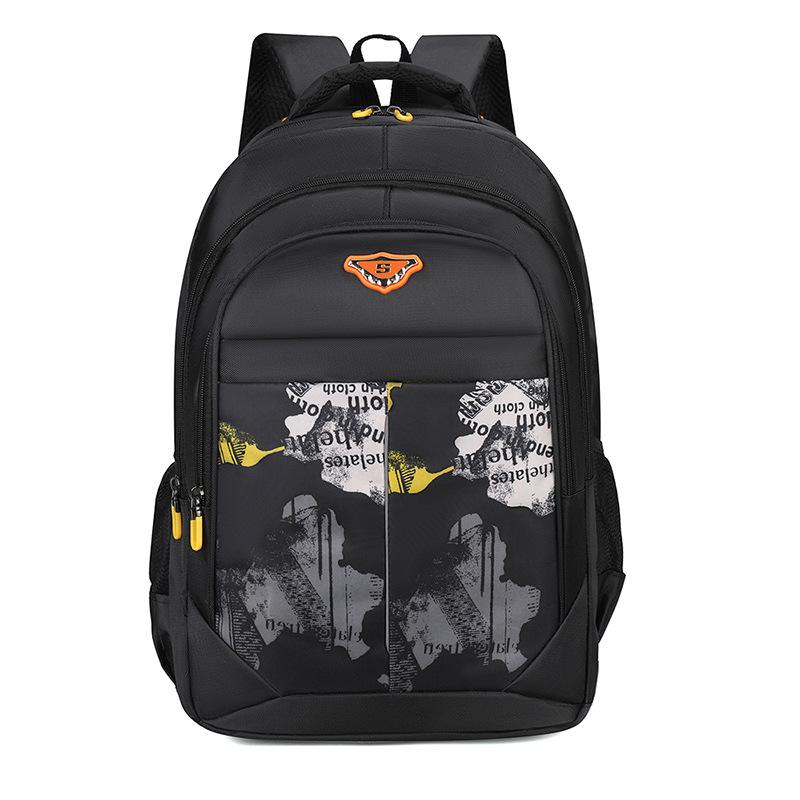 Men's Backpack Backpack Korean Version Large Capacity Junior High School Student Outdoor Schoolbag Leisure Travel Bag