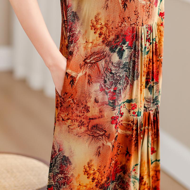 Lockere Kleider für Damen im Sommer, Übergröße, lässig, kurzärmelig, elegante Kleider für Damen, Vintage-Kleidung