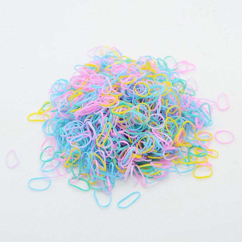 Hair Ring Rubber Ropes Hair Accessories Disposable Elastic Hair Bands Ponytail Holder Rubber Band Scrunchies