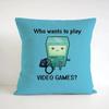Cartoon Simple Pattern Pillowcase Interior Decoration Office Living Room Home Pillowcase