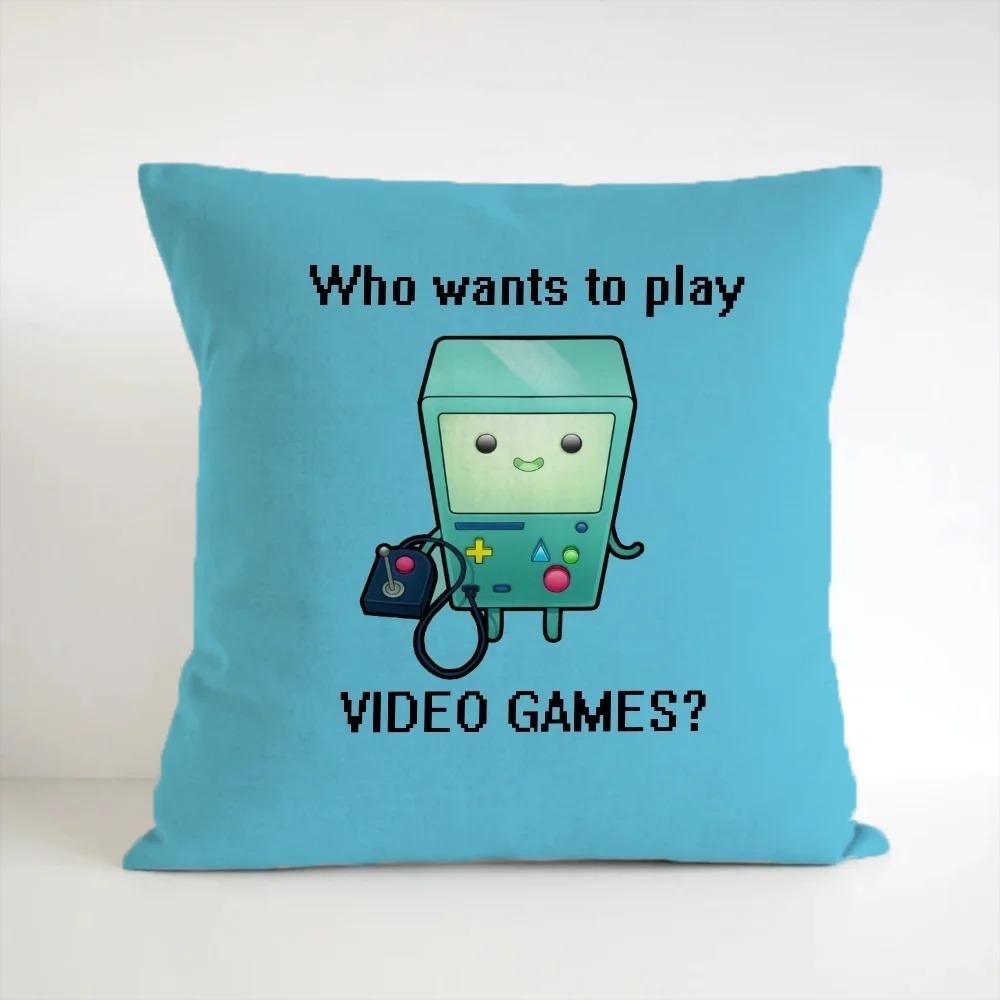 Cartoon Simple Pattern Pillowcase Interior Decoration Office Living Room Home Pillowcase