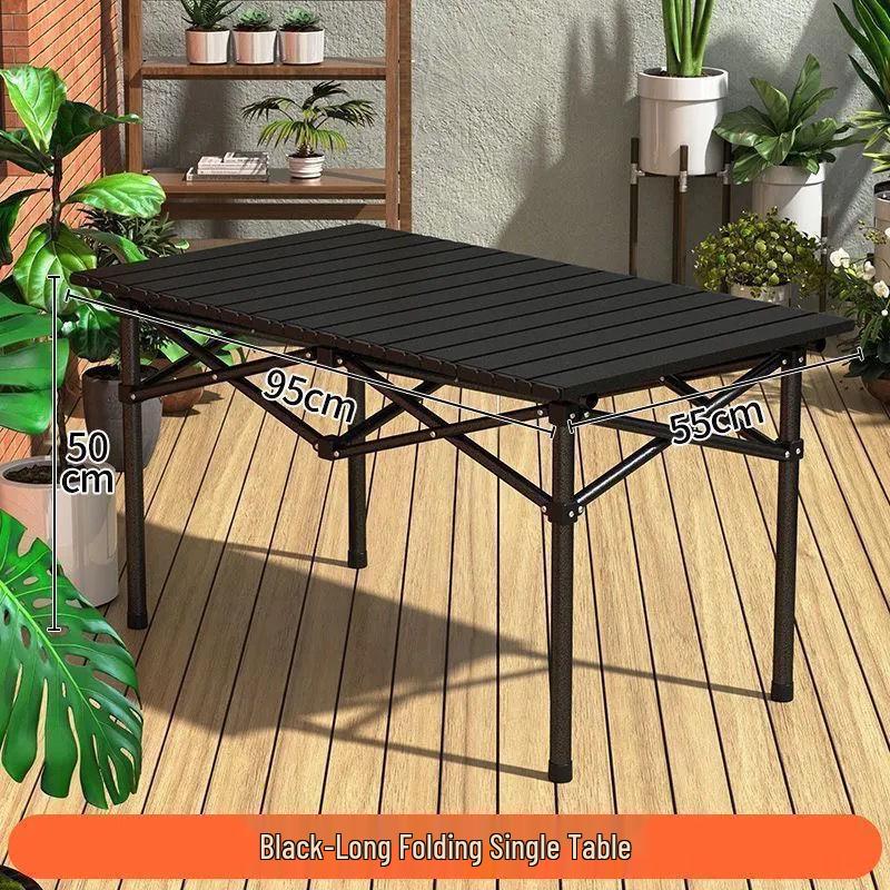 Portable Folding Outdoor Table and Chair Set for Camping, Picnic, BBQ, and Cooking.