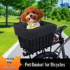 Pet Basket for Bikes: Mountain Bike Seat for Dog or Cat Travel