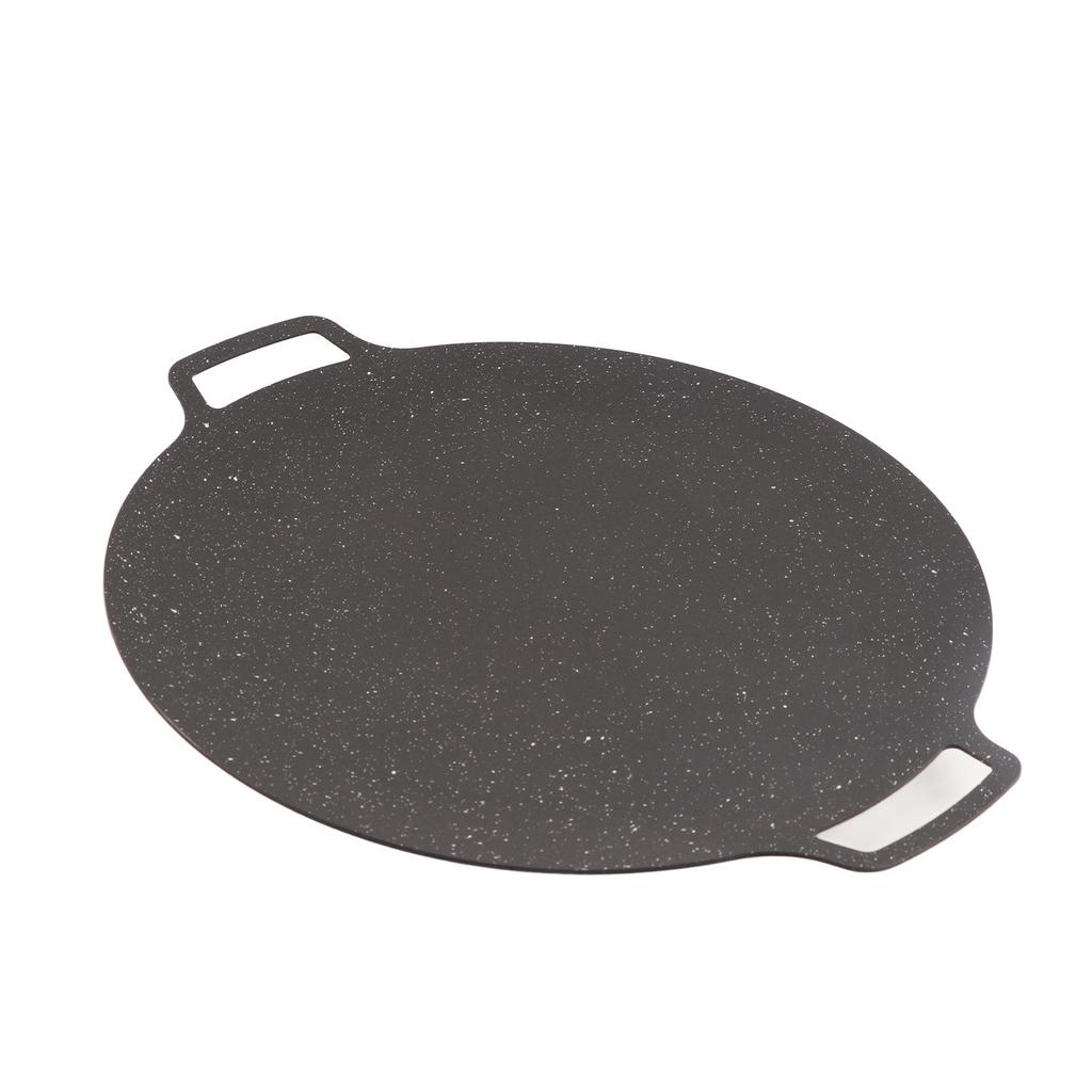 Okrągła patelnia grillowa BBQ z torbą do przechowywania Nieprzywierająca patelnia grillowa do grilla na kemping, do kuchni 36cm/14in