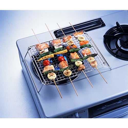 PEARL METAL Grill with Legs, Square, Yaki-Cook H-6563
