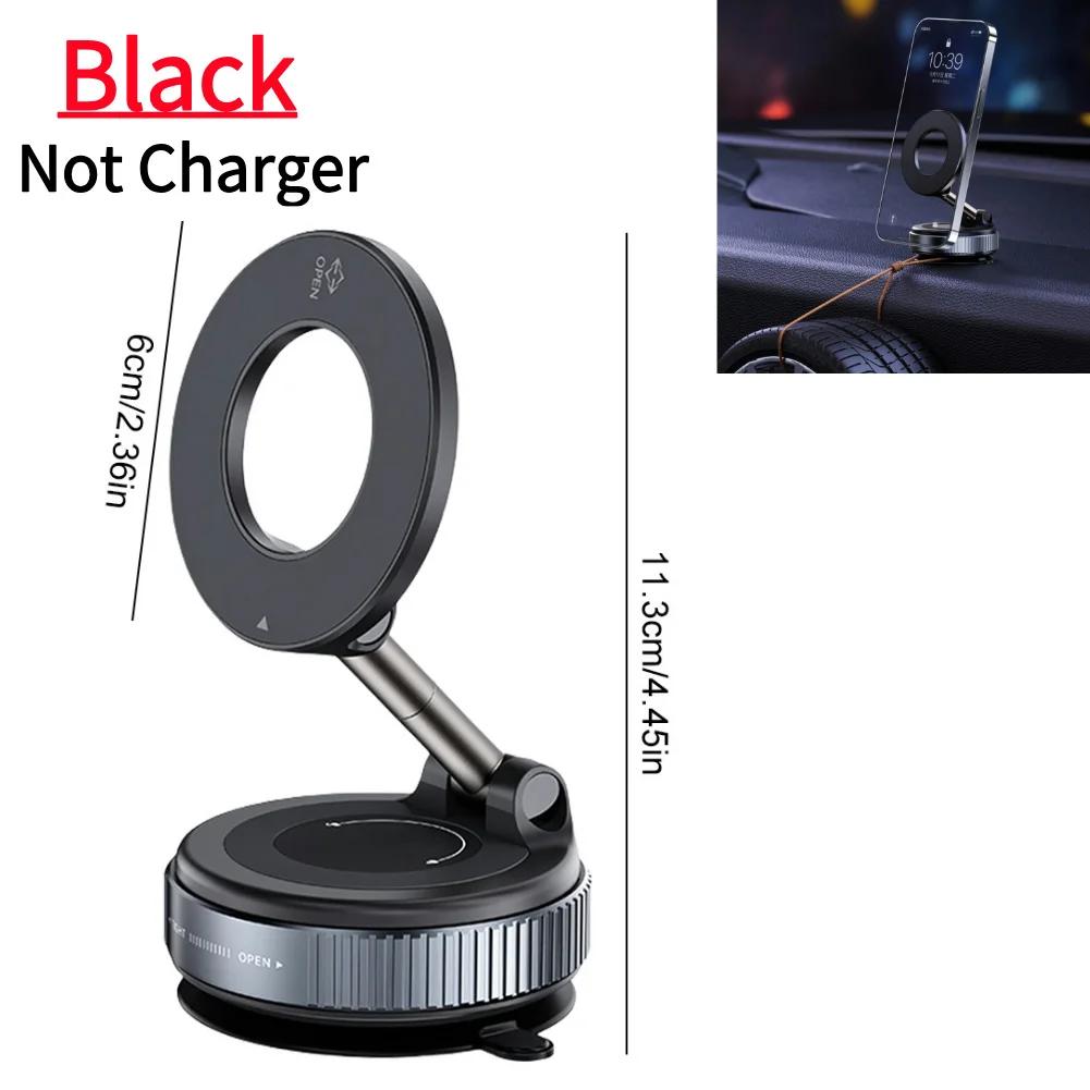 Magnetic Mobile Phone Holder 360 Rotatable Vacuum Adsorption Bracket GPS Navigation Bracket for iPhone 15 14 13 Huawei