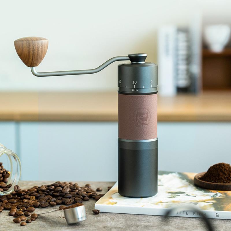 

ICAFILAS Stainless Steel 7 Core Burrs Manual Coffee Grinder (BPA Free,No FDA Certificate) Type A