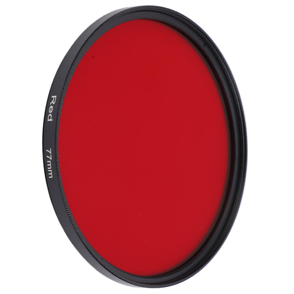 Red Camera Lens Filter High Definition Camera Red Full Color Lens Filter for Nikon DSLR Camera