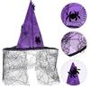 Witch Hat Halloween Costume Lightweight Comfortable Party Cosplay Prop Stylish Festival Decoration Halloween Ornament