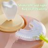 Children's Toothbrush Cartoon  Pattern Manual Silicone Children's U-Shaped Toothbrush Oral Cleaning To  Teeth