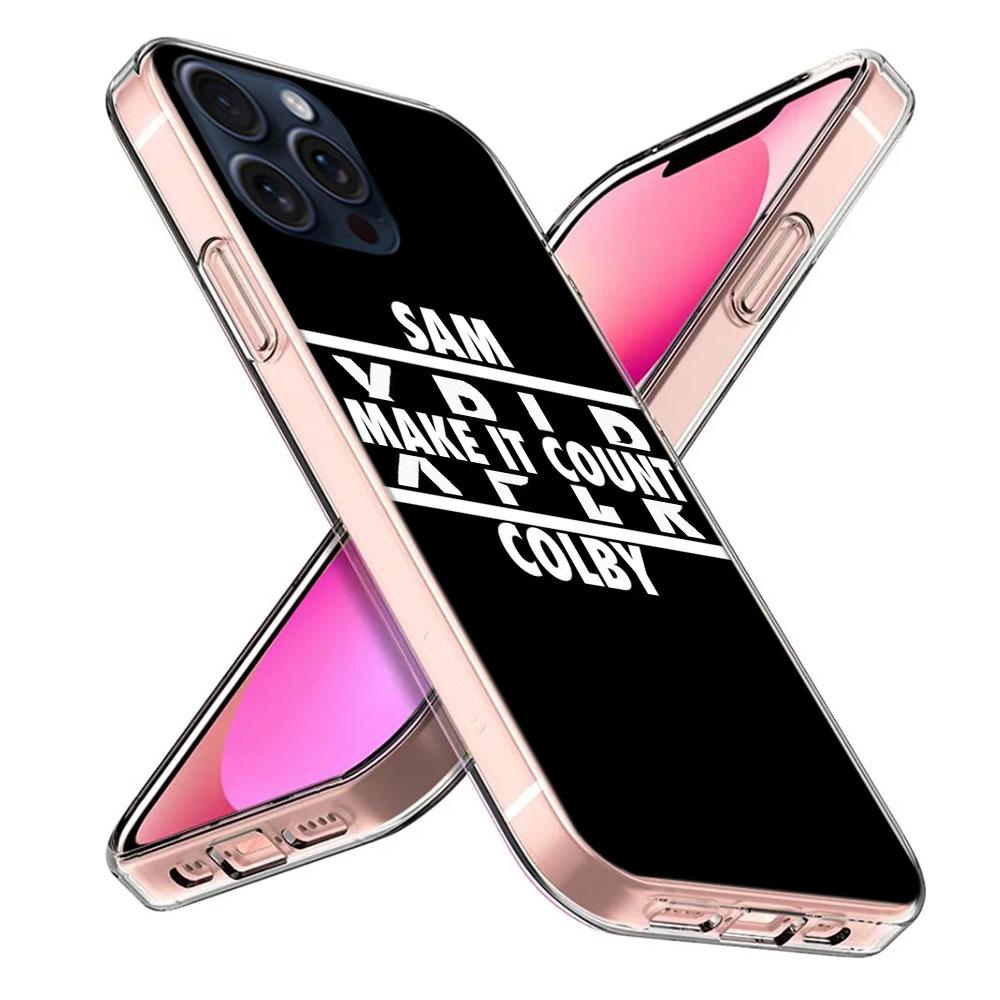 Sam and Colby XPLR Clear Phone Case For Iphone 17 Air 16 Pro Max 15 Pro 14 Plus 17E 16E 11 13 12 Mini Cover Cases Fundas Cell TP