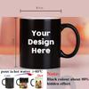 Personalisierte Zaubertassen, individuelle Farbwechseltasse, durch Hitze aktiviert, jedes Bild, Foto oder Text wird auf die Tasse gedruckt, Geschenk zum Muttertag für Papa