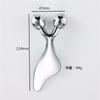 Metal Fish Tail Scraping Board with Rolling Ball, Eye Massage Roller, Face Lift and Tighten,Little Dolphin Metal Face Roller