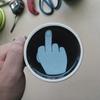 Creative Coffee Mug Middle Finger Funny Cup for Coffee Milk Tea  Nice Gifts