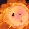 2Pcs LED Glass Pumpkin Set Starry Night Design Halloween Thanksgiving Decor Lighted Lantern Indoor Fall Decoration