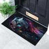 Crystal Velvet Galaxy Dog Face Carpet - Non-Slip Floor Mat, Large Size up to 2.16m², Vibrant Cosmic Design for Home, Hote
